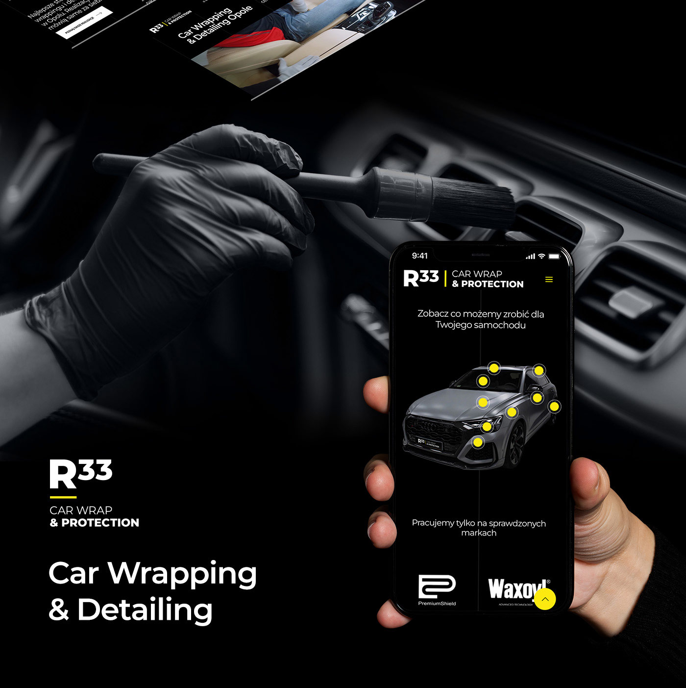 R33 Car Wrapping & Detailing - wersja mobilna strony