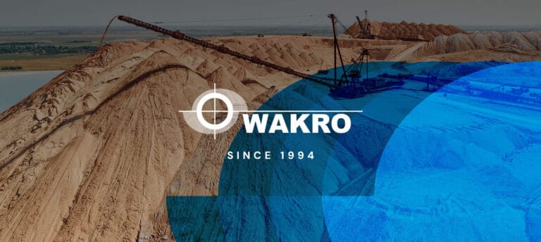 Strona internetowa firmy Wakro - widok strony głównej